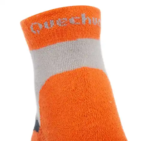 Child's Medium-Length Walking Socks - 2 Pack - Orange