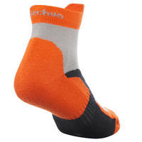 Narandžaste dečje srednje visoke čarape za planinarenje CROSSOCKS (2 para)