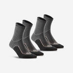 Nature Hiking socks - NH500 High - X2 pairs - black