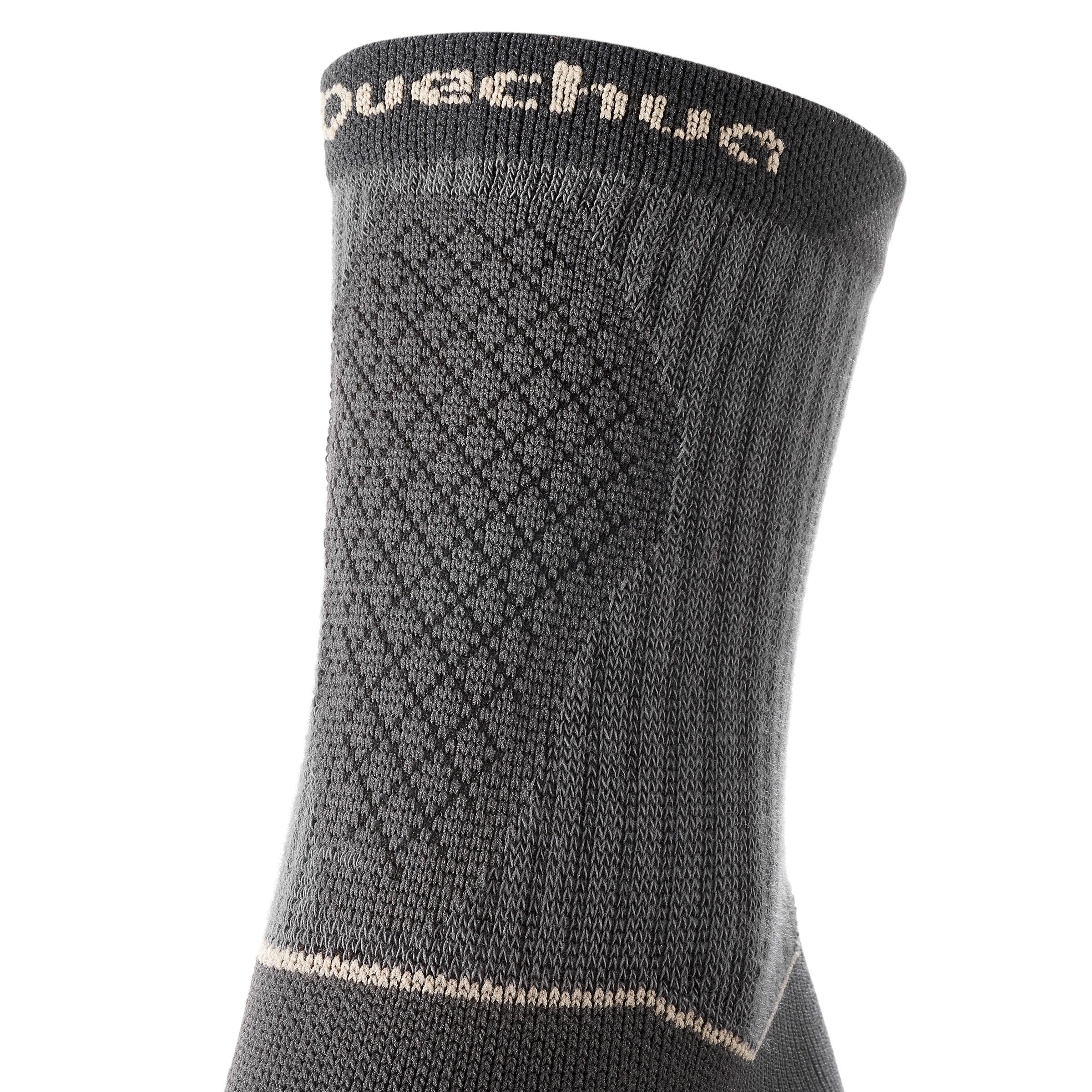 High Walking Socks 2 Pairs - Black 4/4