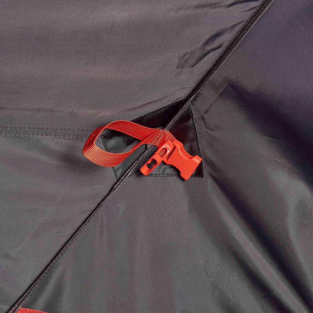 Kempinga telts “2 seconds”, XL, Fresh & Black materiāls, divvietīga