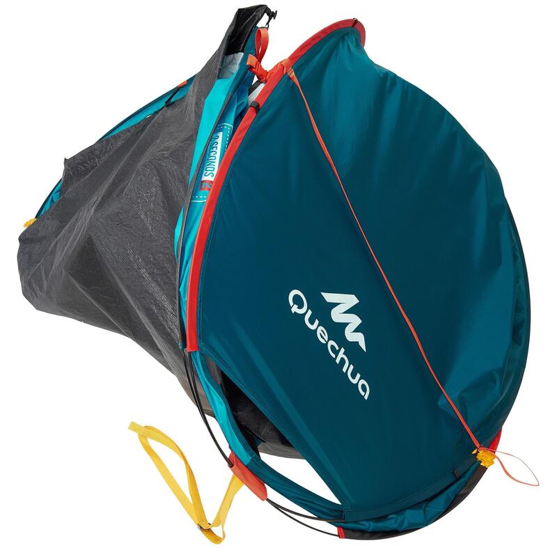 PRODUCTO OCASIÓN: Tienda de Camping Pequeña Quechua 2 Seconds 2 Personas Azul