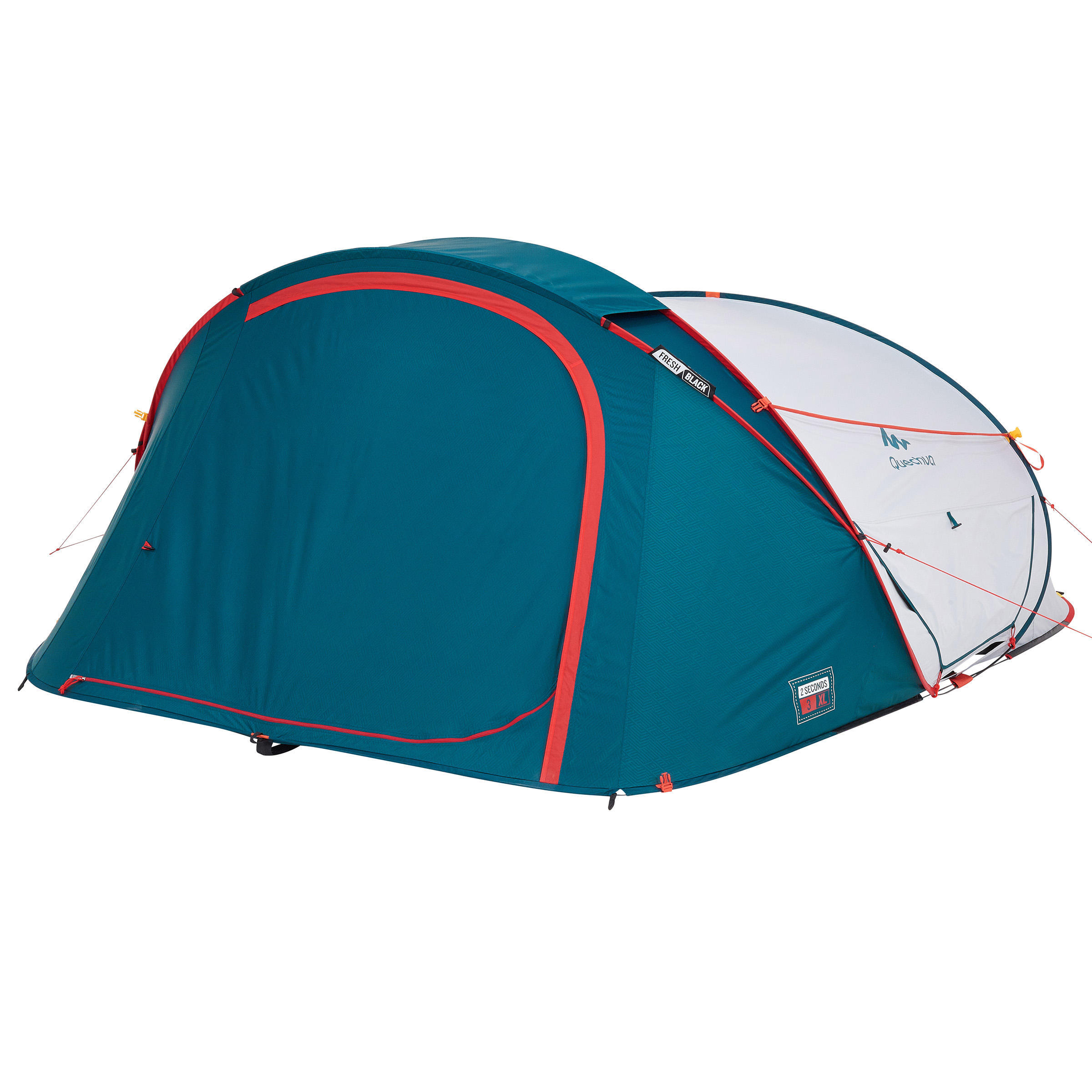 Camping tent - 2 SECONDS XL - 3-person - Fresh & Black 2/16