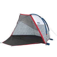 Schutzzelt Camping Arpenaz Compact XL Fresh mit Gestänge für 2 Personen 