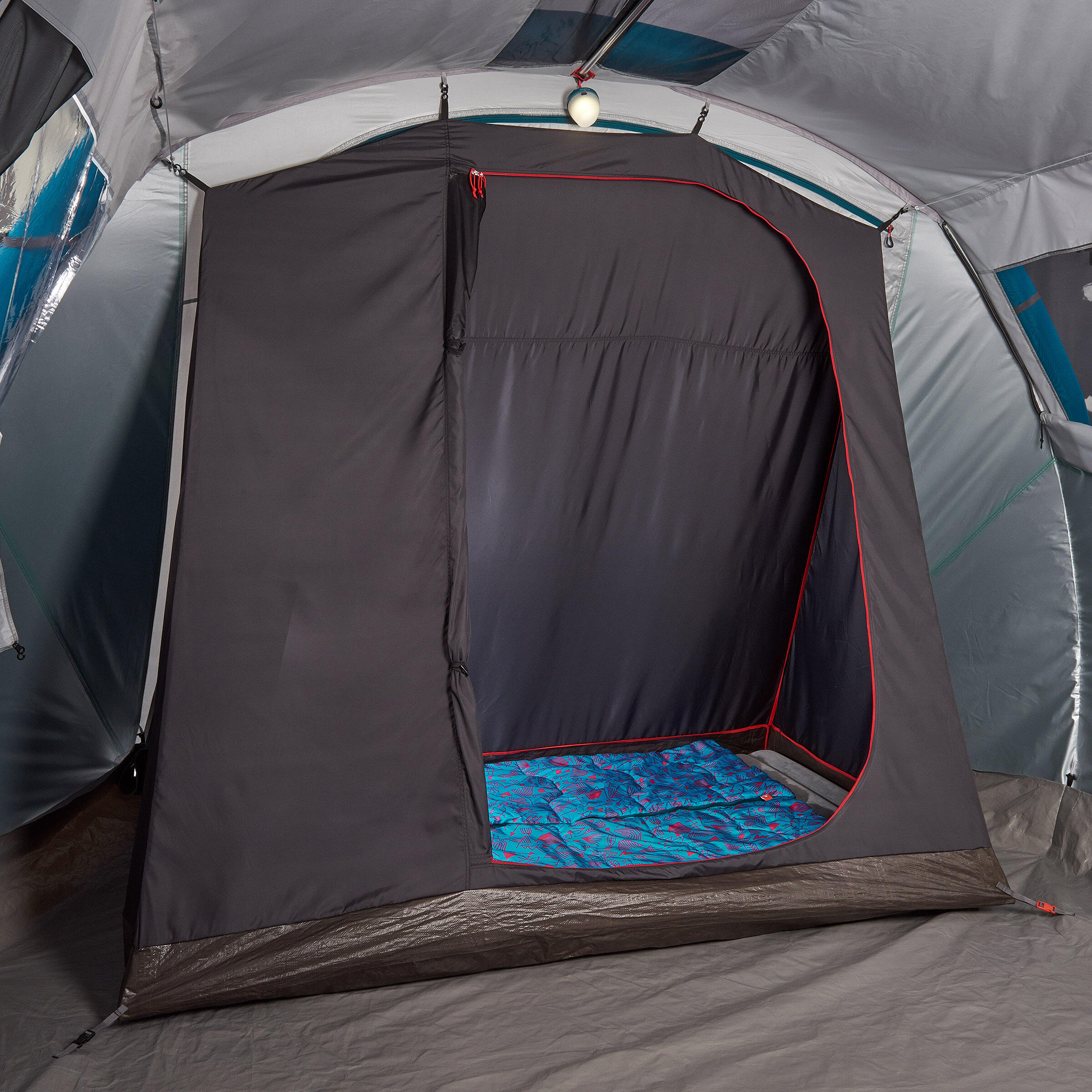 quechua air seconds 6.3 xl fresh & black family camping tent