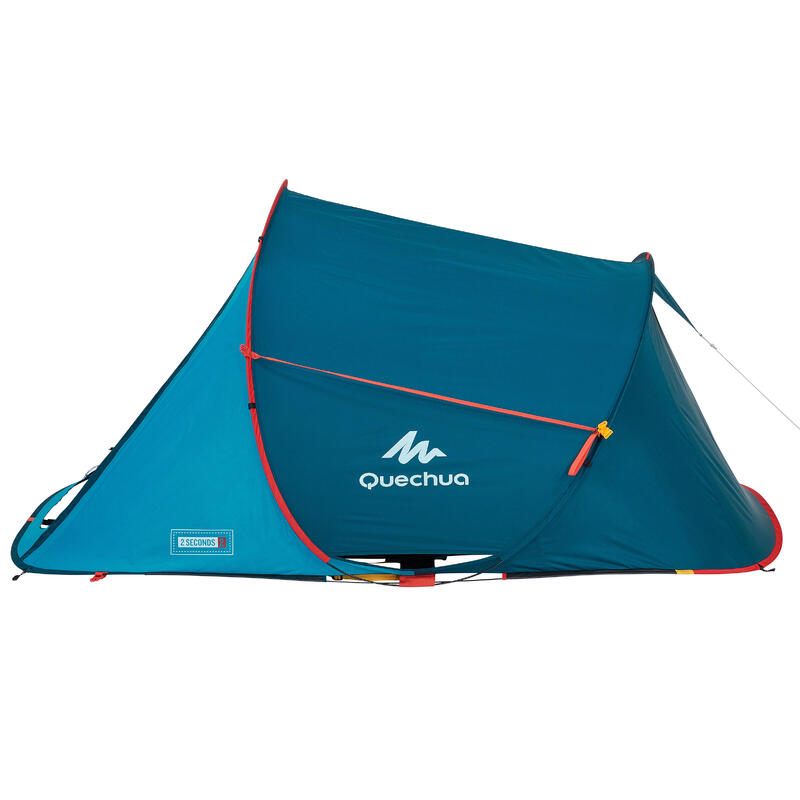 PRODUCTO OCASIÓN: Tienda de Camping Pequeña Quechua 2 Seconds 2 Personas Azul