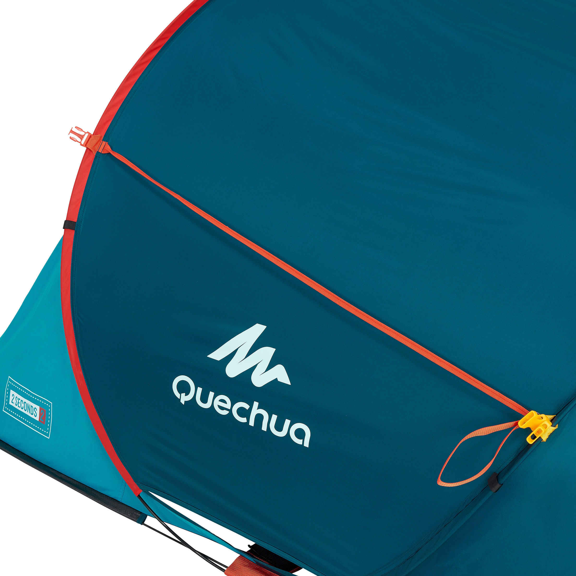 2-Person Camping Tent - 2 Seconds Grey - QUECHUA