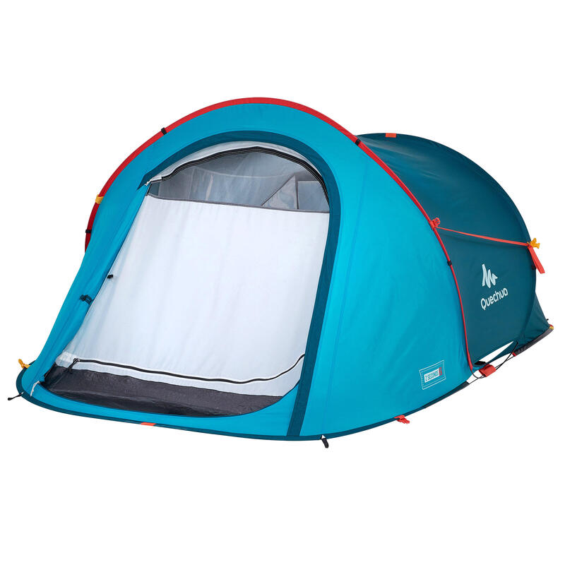 PRODUCTO OCASIÓN: Tienda de Camping Pequeña Quechua 2 Seconds 2 Personas Azul