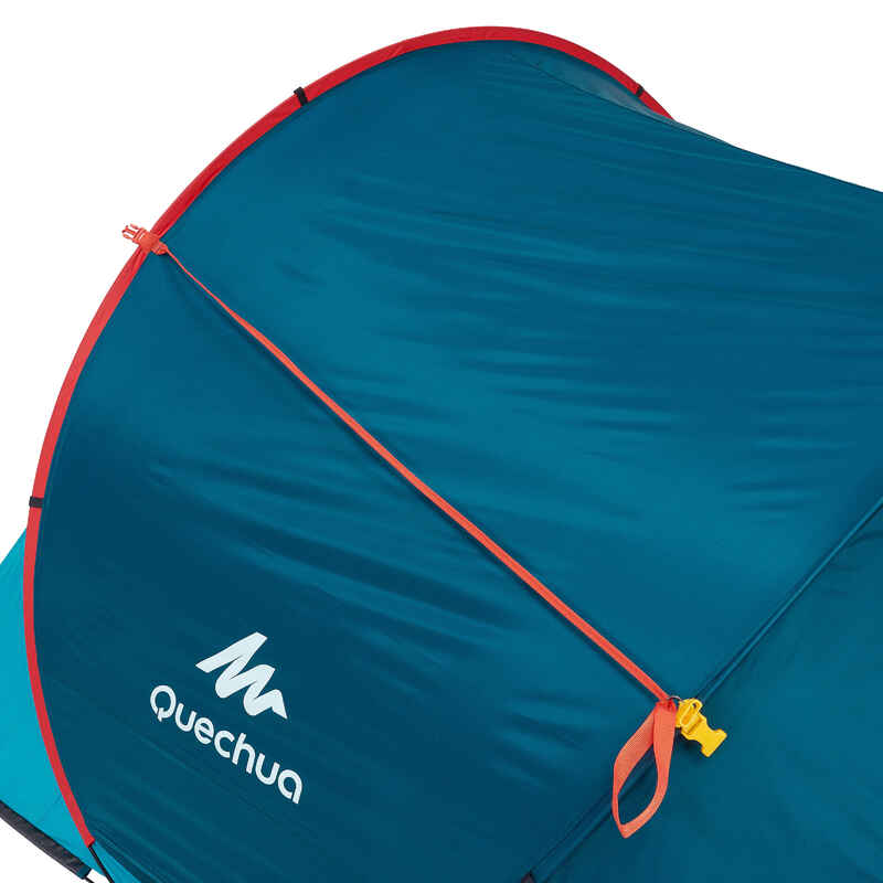 Carpa 2 seconds para 3 personas para camping Quechua azul Decathlon