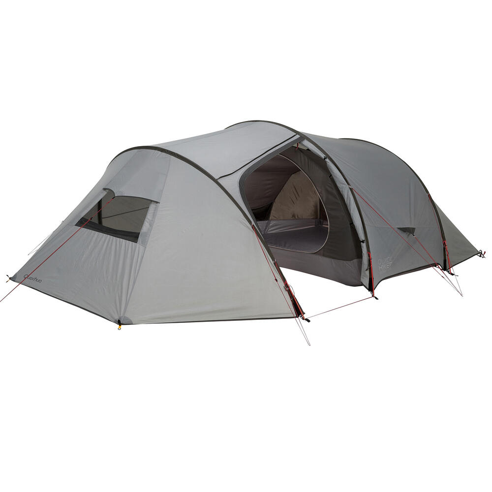 Pflege und Reparatur eines Campingzeltes mit Stangenaufbau
