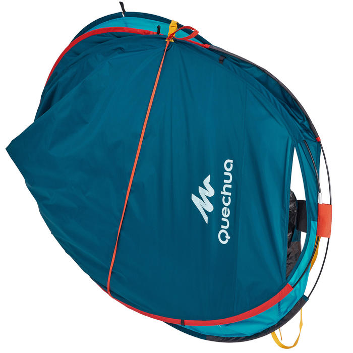 Quechua Pop up tent 3 persoons Petroleumblauw 2 Seconds