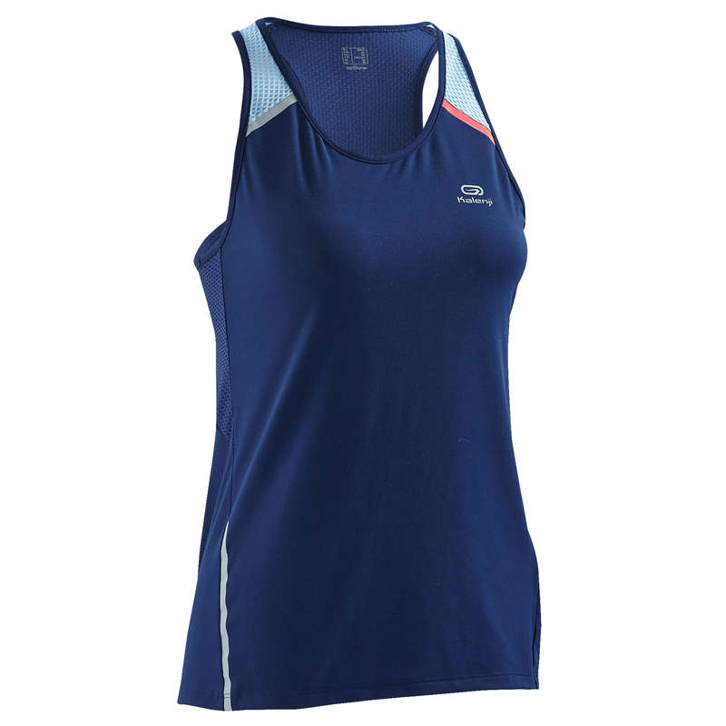 KALENJI RUN DRY+ WOMEN'S RUNNING TANK TOP - NAVY BLUE ...