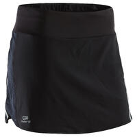JUPE JOGGING FEMME RUN DRY+ 2 EN 1 NOIR