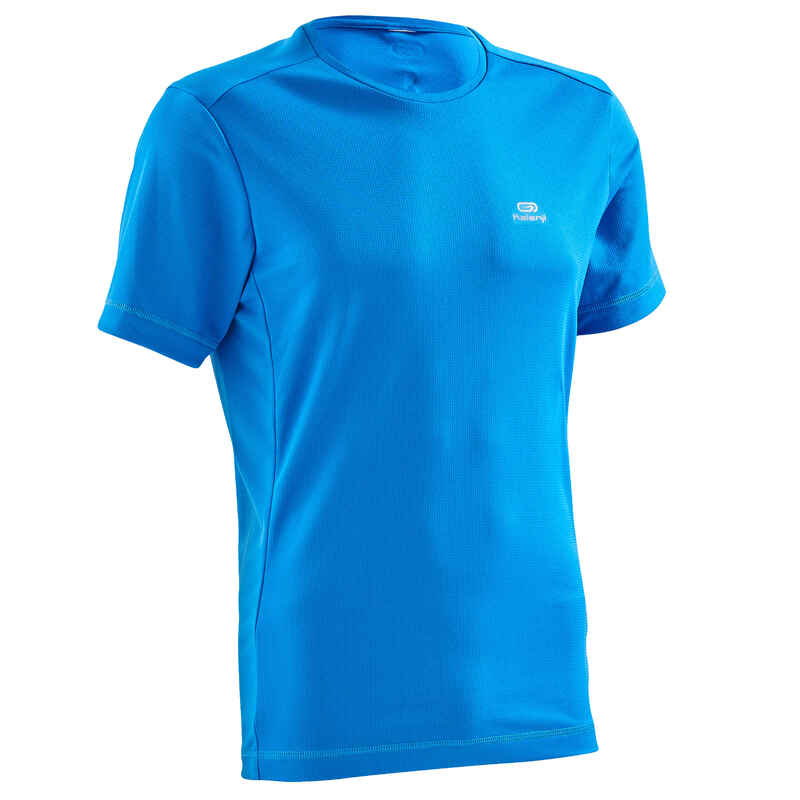 RUN DRY MEN'S RUNNING T-SHIRT - BLUE