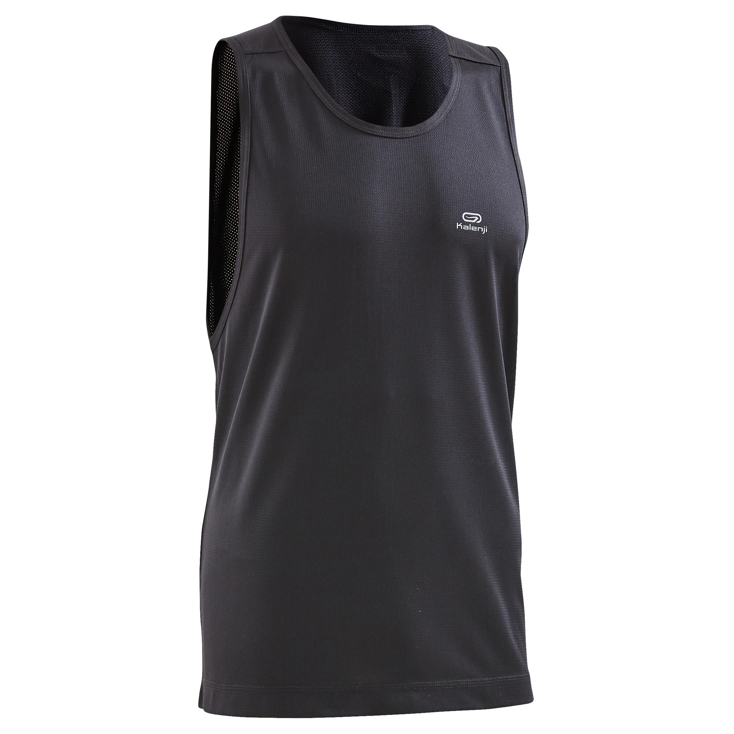 Men's Running Breathable Tank Top Dry - black