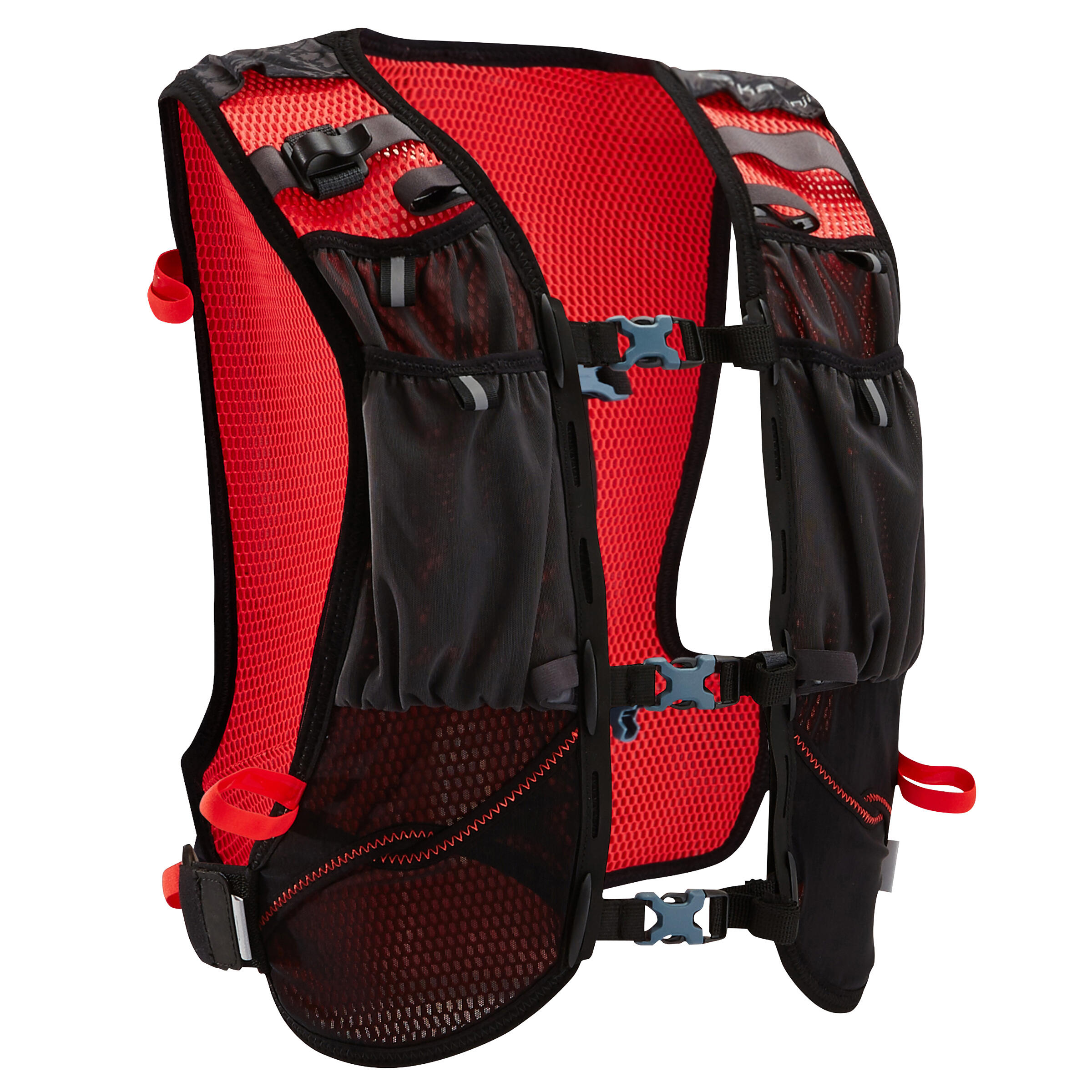 

running hydration backpack - TRAIL RUNNING 10L BLACK RED