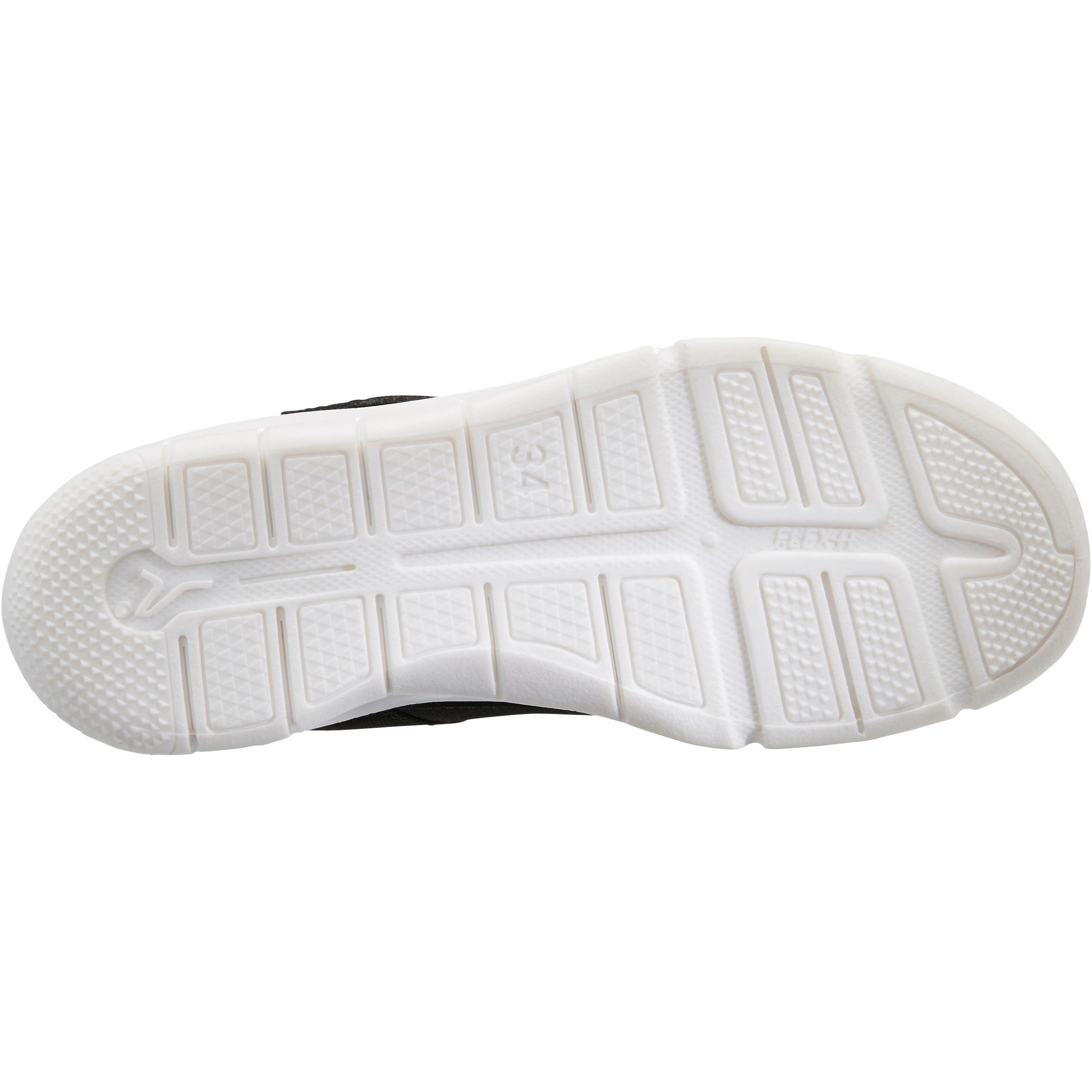 Chaussures à fermeture autoagrippante enfant - PW 100 noir 4/8