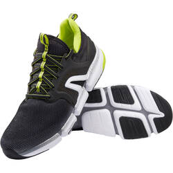 PW 590 Xtense Men's Fitness Walking Shoes - Grey/Yellow