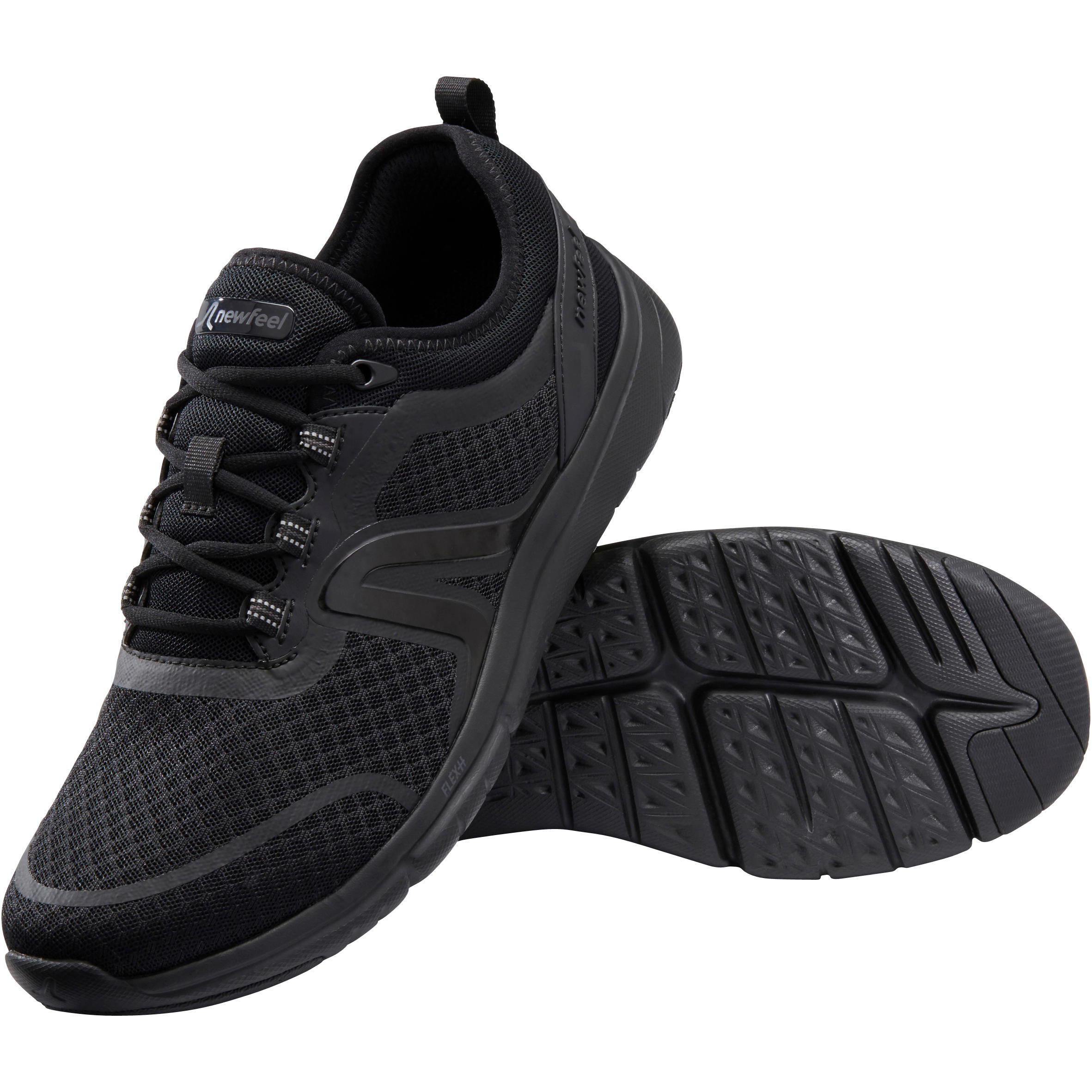 Soft 540 Mesh full Men's Fitness Walking Shoes - Black 11/13