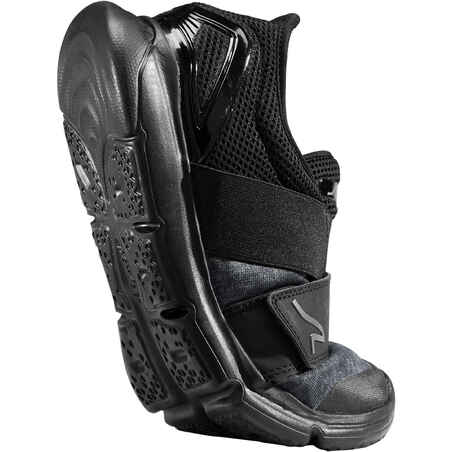 Soft 180 Strap Men's Fitness Walking Shoes - Black