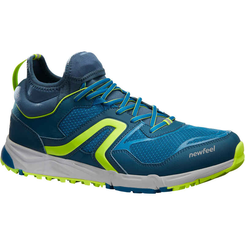 NW 500 Flex-H men's Nordic walking shoes peacock blue/lime green ...