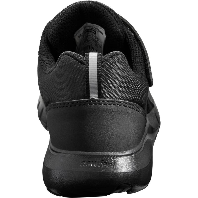 Soft 140 kids' walking shoes black/black