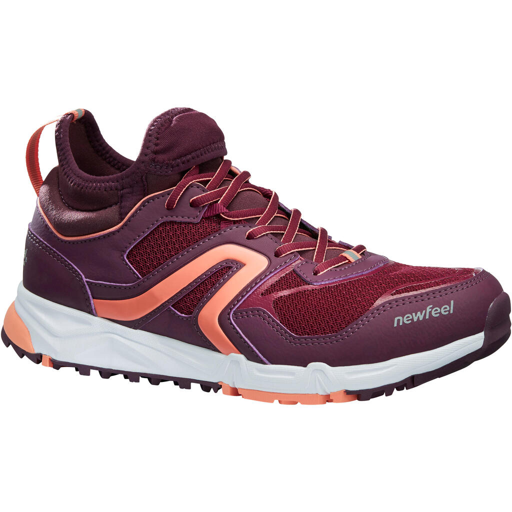 Nordic Walkingschuhe NW 500 Flex H Damen bordeaux