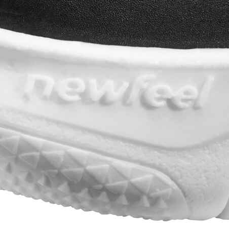 PW 100 أحذية مشي للأطفال-أسود/أبيض