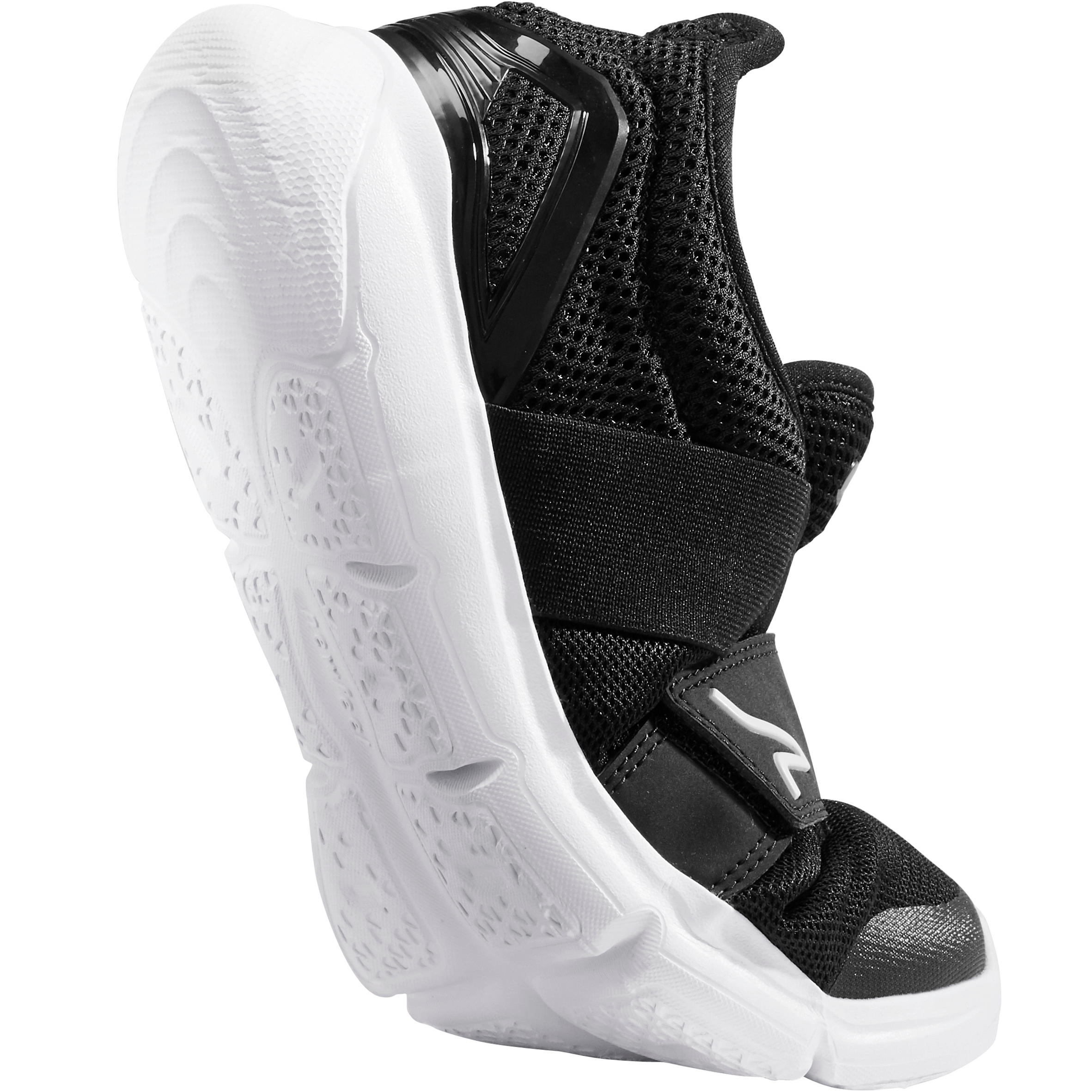 

Soft 180 Strap women's fitness walking shoes - black/white