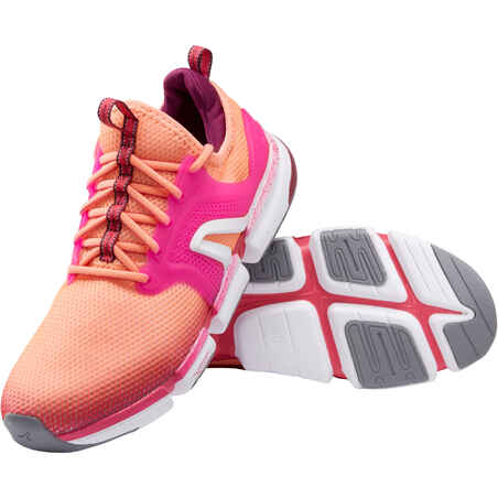 Women's Fitness Walking Shoes PW 590 Xtense - coral/pink