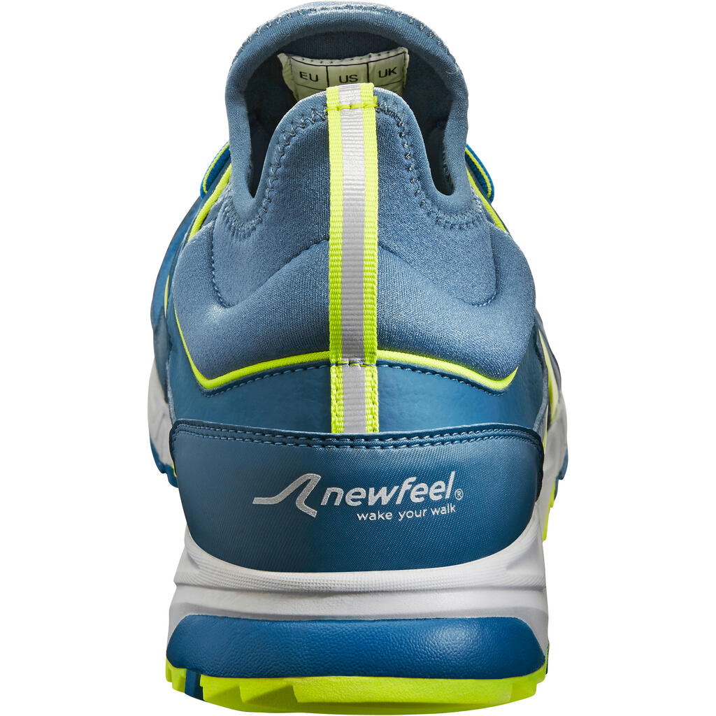 Nordic Walkingschuhe NW 500 Flex H Herren blau/neongrün