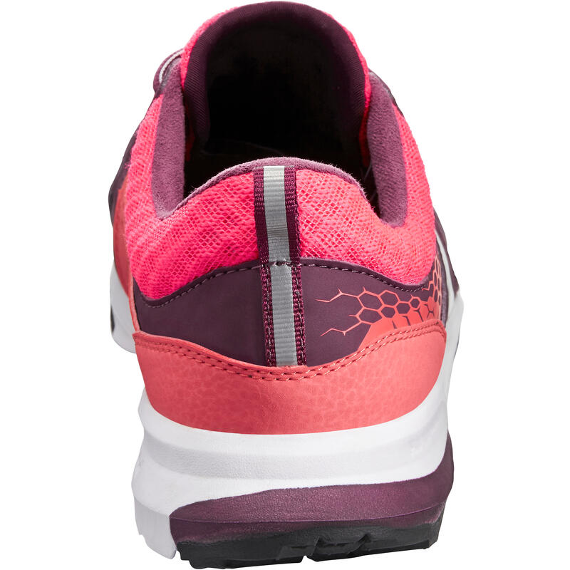 PW 240 Women's race walking shoes pink/purple Decathlon