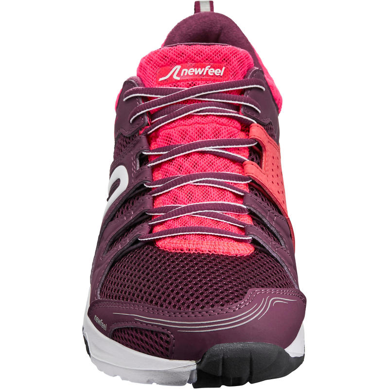 PW 240 Women's race walking shoes pink/purple Decathlon