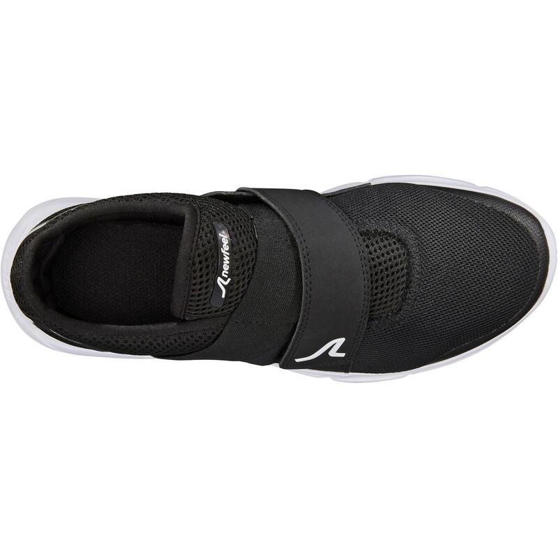 Zapatillas Caminar Soft 180 Strap Mujer Negro/Blanco