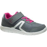 Girl's walking shoes PW100 - Grey/Pink