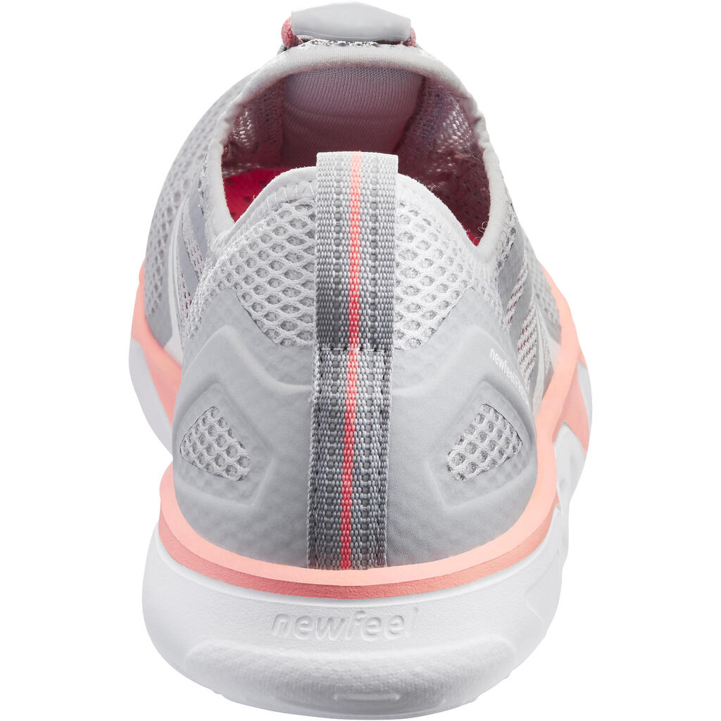 Chaussures marche sportive femme PW 500 Fresh rose