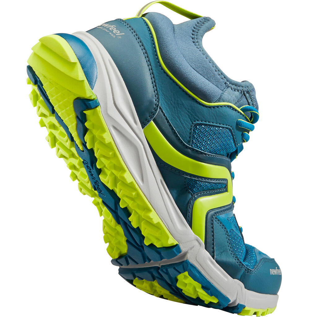 Nordic Walkingschuhe NW 500 Flex H Herren blau/neongrün