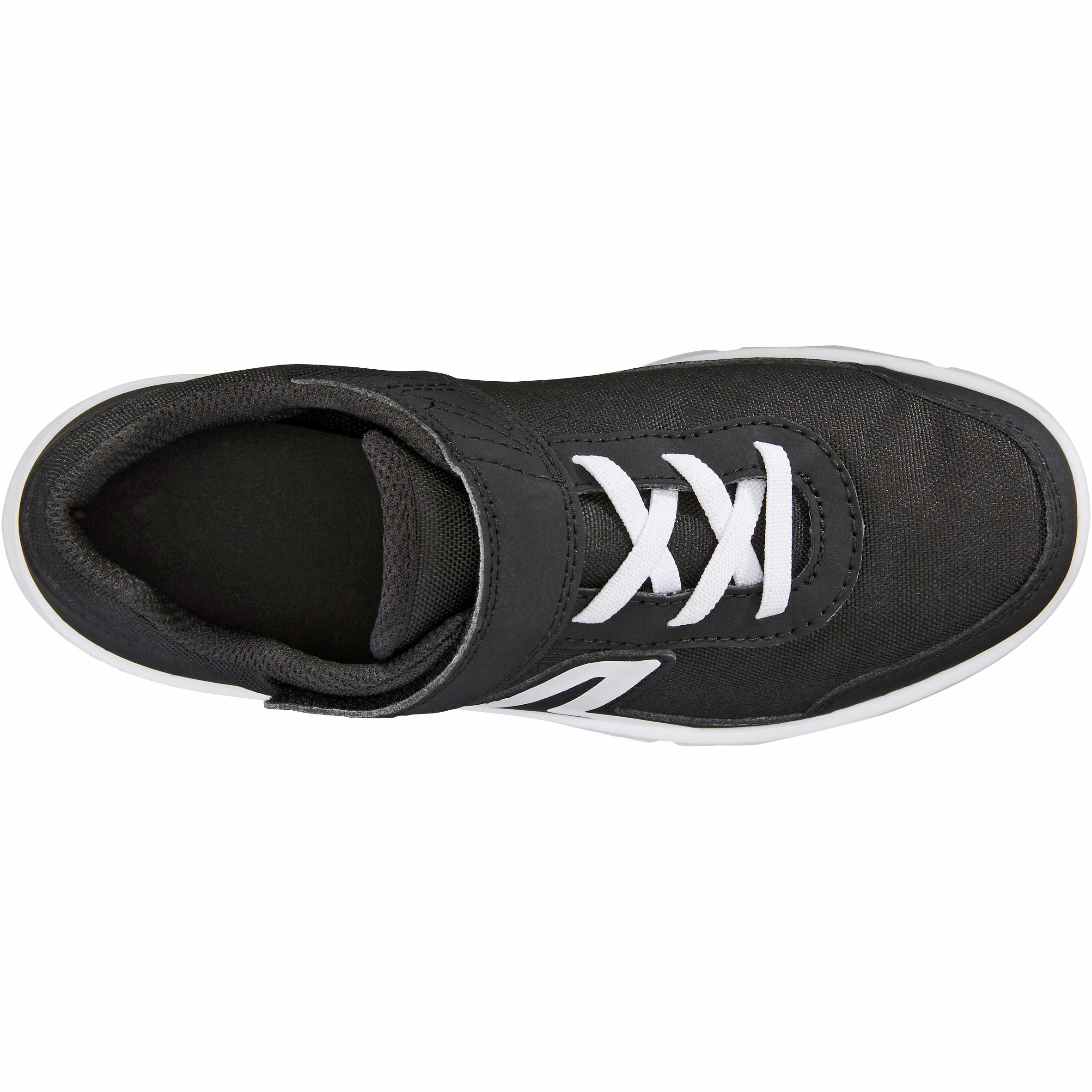 Chaussures à fermeture autoagrippante enfant - PW 100 noir - DECATHLON
