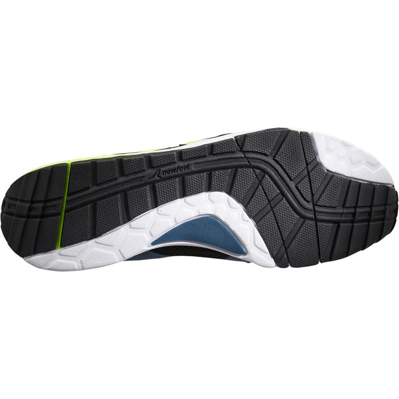 PW 240 men's race walking shoes black/yellow Decathlon