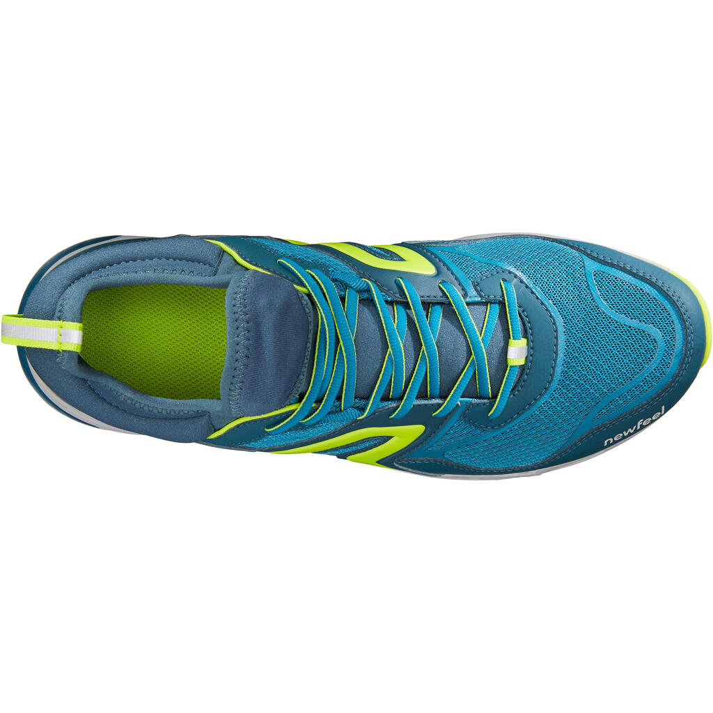 Nordic Walkingschuhe NW 500 Flex H Herren blau/neongrün