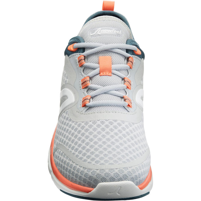 Soft 540 Mesh Women's Fitness Walking Shoes - grey/coral