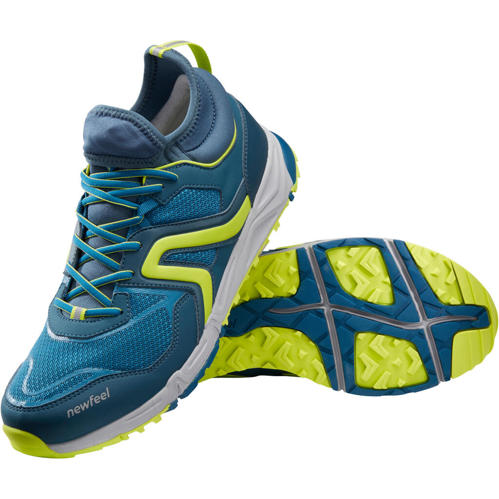 Nordic Walkingschuhe NW 500 Flex H Herren blau/neongrün