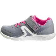 PW 100 Kids' Walking Shoes - Grey/Pink