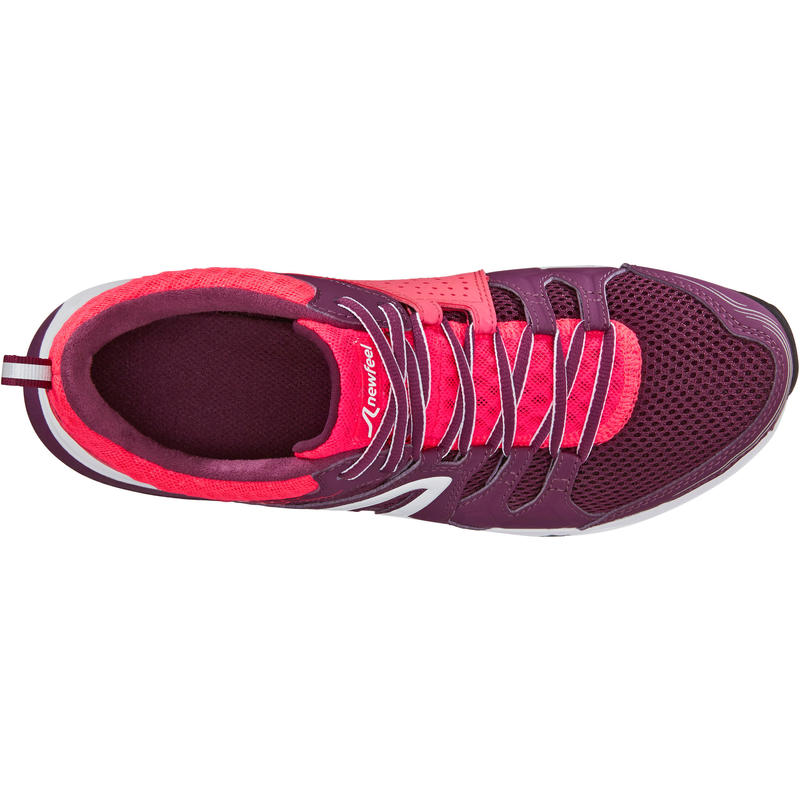 PW 240 Women's race walking shoes pink/purple Decathlon