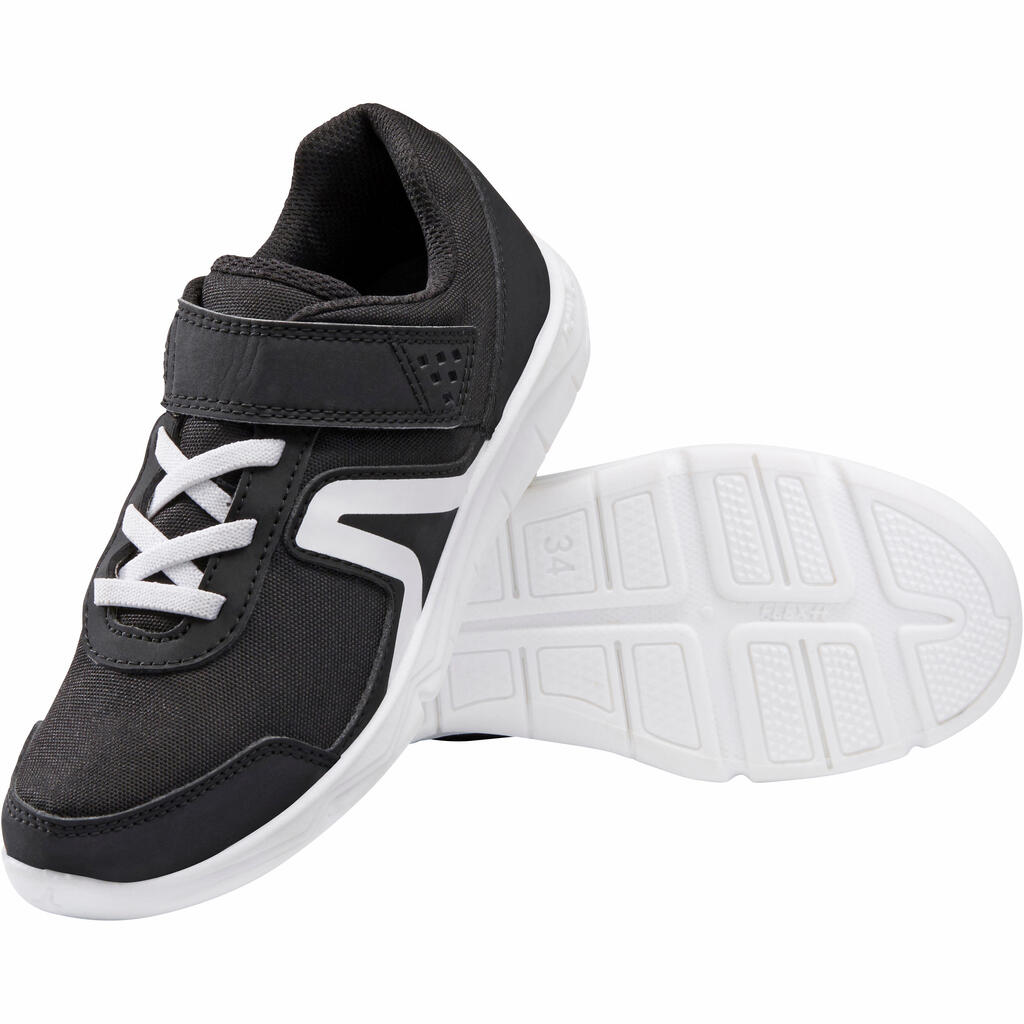 Chaussure enfant à scratch noire PW 100