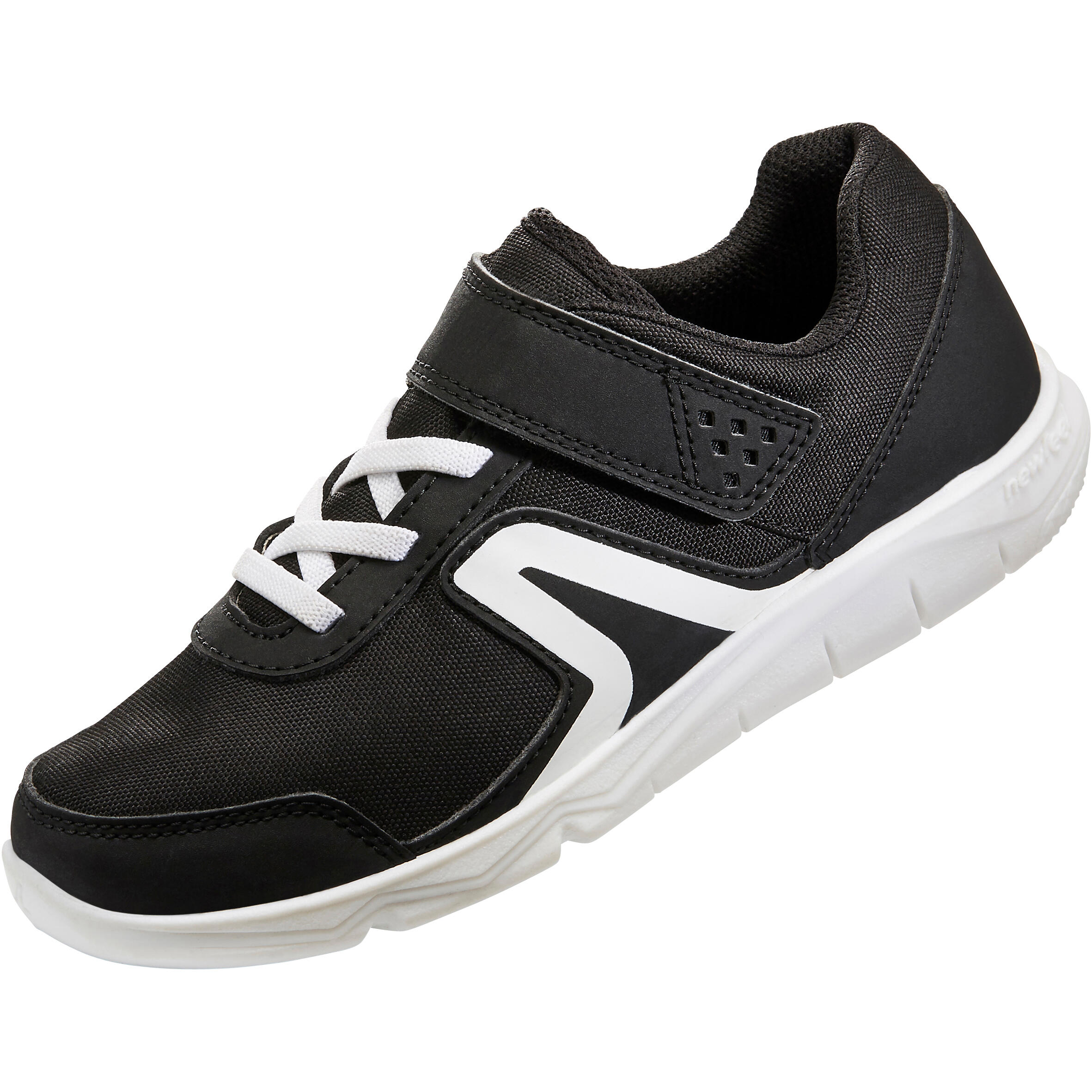 Kids Walking Velcro Shoes 100 - Black