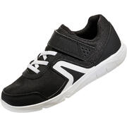 PW 100 Kids' Walking Shoes - Black/White