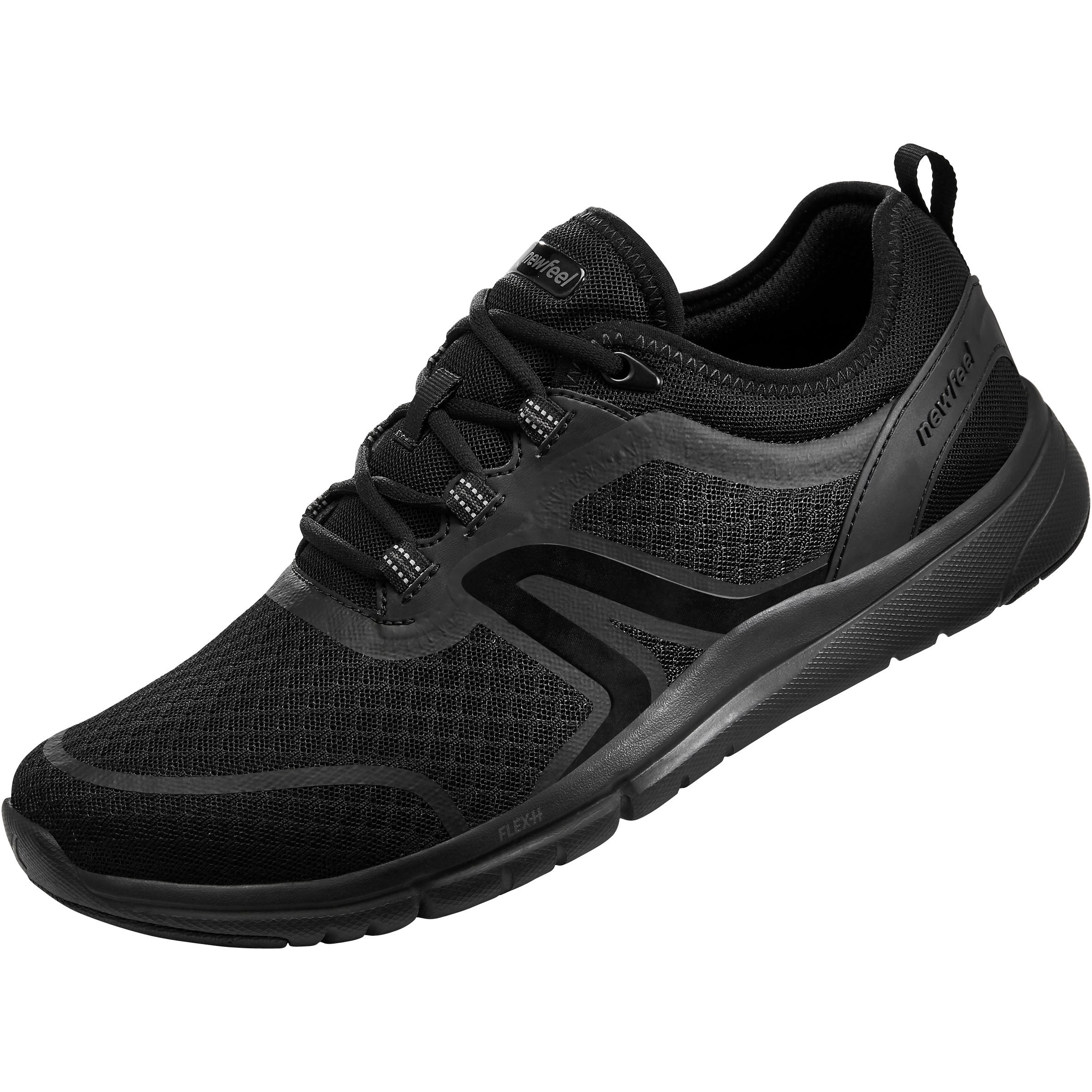 Black walking shoes for men|Soft 540 