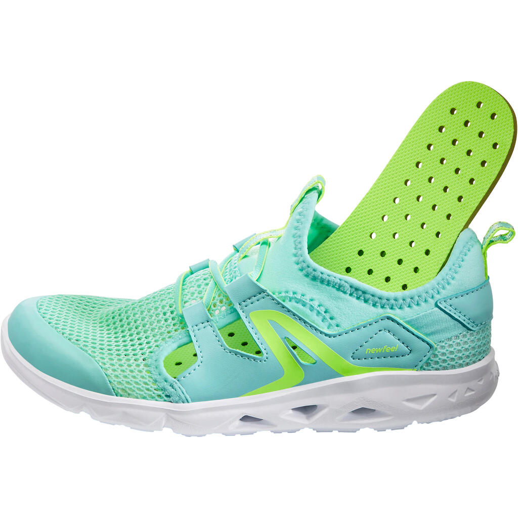 Kinder Sportschuhe atmungsaktiv - PW 500 Fresh marineblau