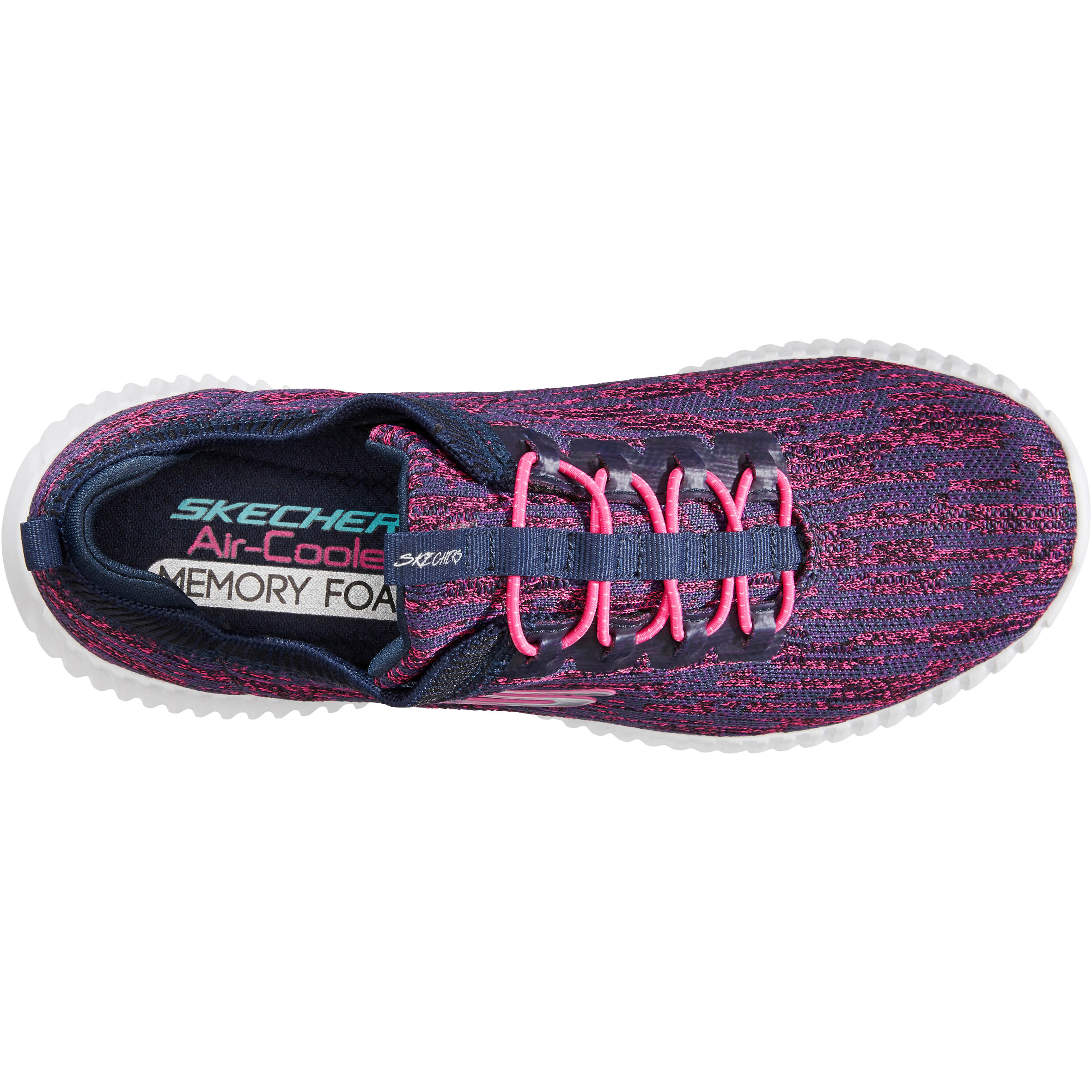 skechers slip on bleu rose